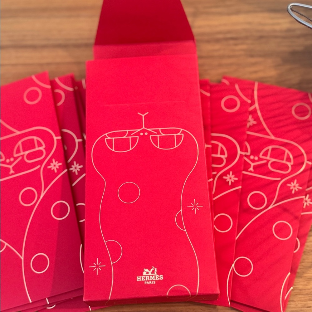 Hermes Lunar New Year Chinese New year red packet envelope